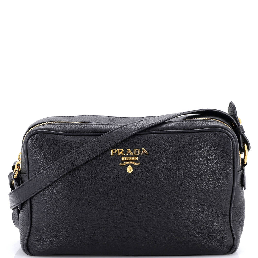Prada Double Zip Camera Bag Vitello #253338P13B